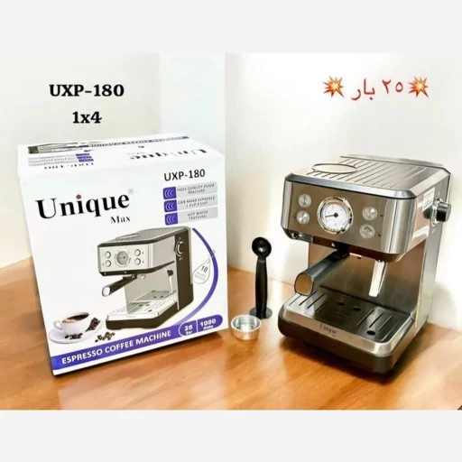 اسپرسو ساز ۲۵ بار+ قطع کن خودکار یونیک مدل ۱۸۰