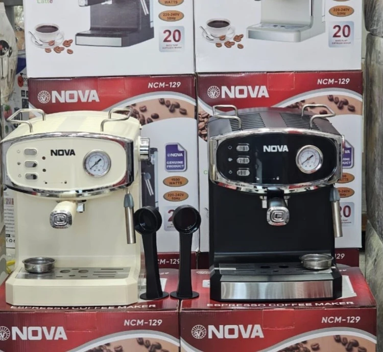 اسپرسو و قهوه ساز 1500 وات نوا 20 بار مدل نووا NOVA NCM-129
