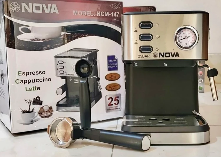 اسپرسو ساز نوا مدل NCM-147 با فشار بخار 25 بار