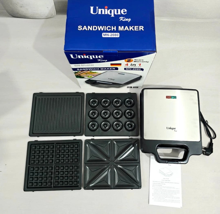 ساندویچ ساز 4 کاره یونیک مدل MN-2080