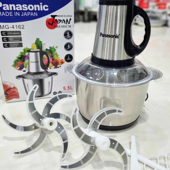 خردکن کاسه استیل پاناسونیک- ظرفیت 5/5 لیتری- قدرت 3800W - مدل 4162