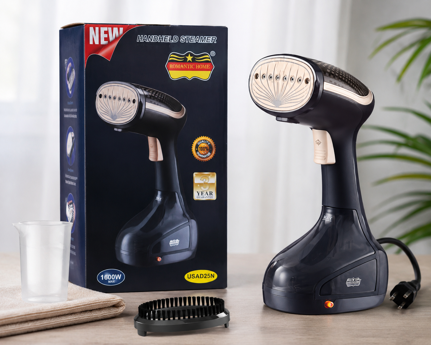 بخارگر دستی رومانتیک هوم مدل USAD25N | توان 1600 وات