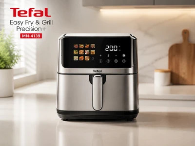 سرخکن بدون روغن و گریل تفال مدل MN-4139 | Tefal Easy Fry & Grill Precision+ 15 لیتری 3000 وات